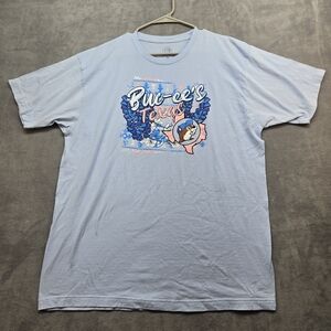 Buc-ee's Texas Graphic Tee — Pastel Blue